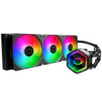 COOLER MASTER MASTERLIQUID 360 CORE II CPU SISTEMA RAFFREDDAMENTO A LIQUIDO  AIO 360mm (TDP max 280W) POMPA DOPPIA CAMERA GR9 VENTOLE ARGB AVANZATE KIT UNIVERSALE AMD INTEL MONTAGGIO RAPIDO NERO
