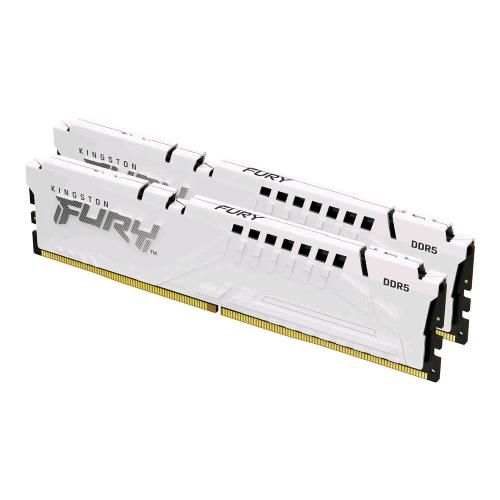 KINGSTON FURY BEAST 64GB KIT 2 x 32GB DDR5 6.000MHz CL30 DIMM BIANCO
