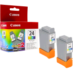 CANON BCI-24CL MULTIPACK CARTUCCIA INCHIOSTRO CIANO, MAGENTA, GIALLO CONF 2 PZ.