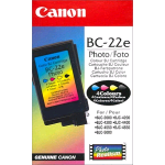 CANON BC-22e CARTUCCIA INCHIOSTRO 4 COLORI NERO CIANO MAGENTA GIALLO