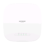 NETGEAR WAX618 ACCESS POINT 2400 Mbit/s DUAL BAND 2.4/5GHz WI-FI 6 SUPPORTO POWER OVER ETHERNET (PoE) BIANCO
