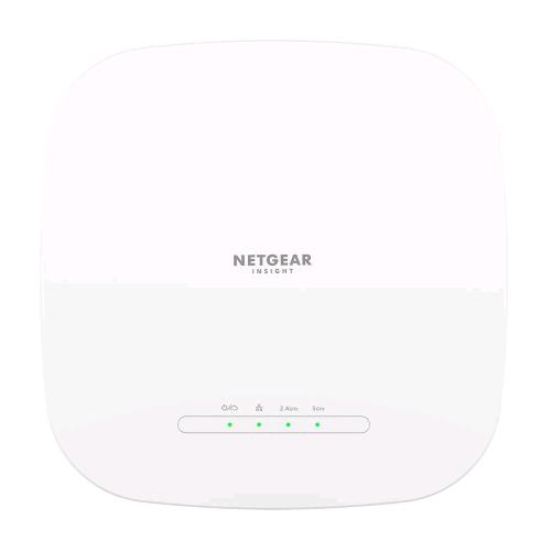 NETGEAR WAX618 ACCESS POINT 2400 Mbit/s DUAL BAND 2.4/5GHz WI-FI 6 SUPPORTO POWER OVER ETHERNET (PoE) BIANCO