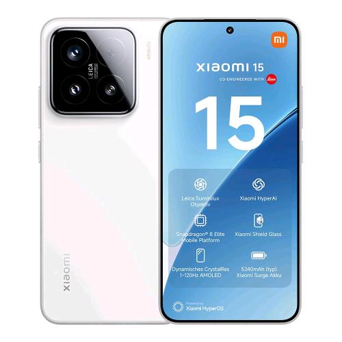 XIAOMI 15 5G DUAL SIM 6.36" OCTA CORE 512GB RAM 12GB 5G ITALIA WHITE