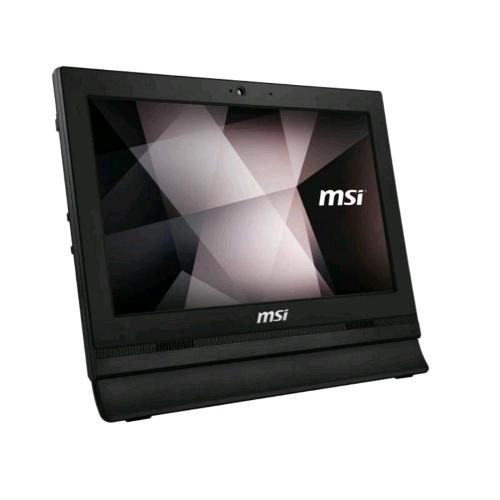 MSI PRO 16T 10M-267XIT ALL IN ONE 15,6" TOUCH SCREEN INTEL CELERON 5205U RAM 4GB SSD 256GB NVMe-INTEL UHD GRAPHICS-WI-FI + LAN-FREE DOS NERO
