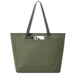 RIVACASE EDEN ECO BORSA PER NOTEBOOK DA 14" IN POLIETILENE RICICLATO 5 SCOMPARTI CON TRACOLLA VERDE OLIVA