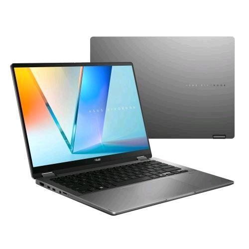 ASUS VIVOBOOK 14 FLIP TP3407SA-QL011W COPILOT+ 14" OLED WUXGA TOUCH SCREEN INTEL CORE ULTRA 5 226V RAM 16GB-SSD 512GB NVMe-INTEL ARC GRAPHICS-WI-FI 7-WIN 11 GRIGIO (90NB14Y1-M002X0)