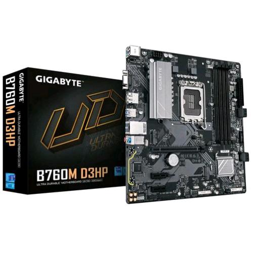 GIGABYTE B760M D3HP INTEL B760 4 x DDR5 SK1700 MATX