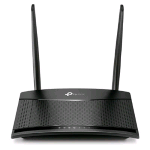TP-LINK MR100-OUTDOOR MODEM ROUTER 4G LTE WIRELESS 300MBPs 1 PORTA FAST ETHERNET POE + 2 ANTENNE ESTERNE IP65 NERO