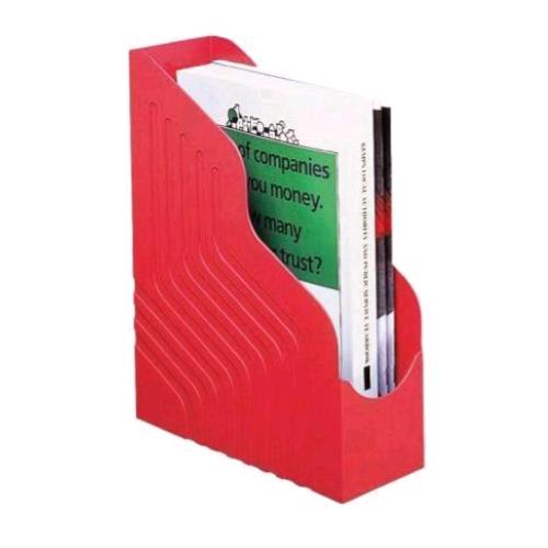 KING MEC MAGAZINE RACK JUMBO PORTARIVISTE IN POLISTIRENE 320X250X100 mm ROSSO