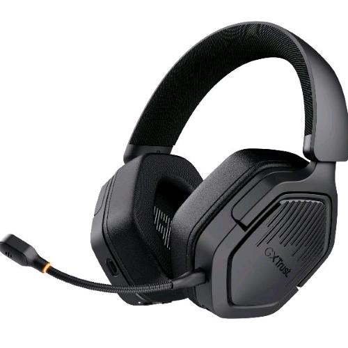 TRUST GXT493 CARUS CUFFIA CON MICROFONE WIRELESS DOPPIA CONNESSIONE BLETOOTH  + 2,4GHz NERO