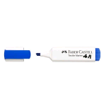 FABER CASTELL MARCATORE PER TESSUTI PUNTA A SCALPELLO 1/5 mm BLU CONF 10 Pz.
