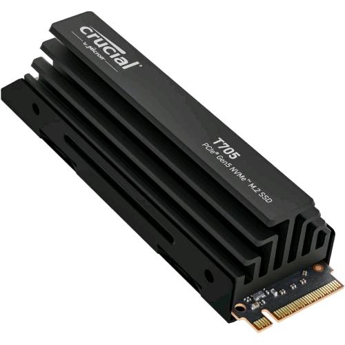 CRUCIAL T705 SSD 1TB INTERNO M.2 NVMe 2280 PCI Express 5.0 CON DISSIPATORE INTEGRATO NERO