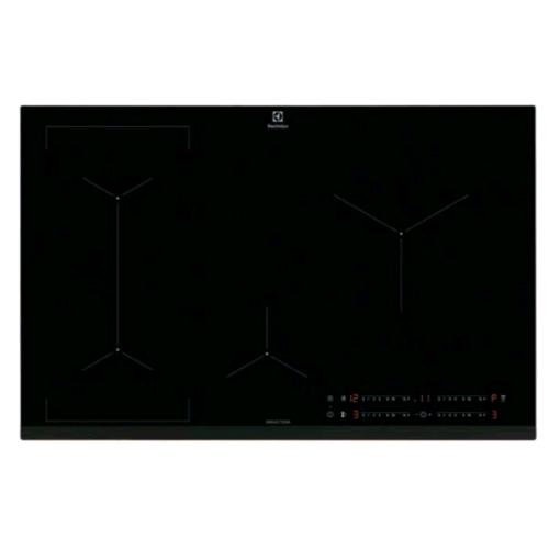 ELECTROLUX LIL83441 PIANO COTTURA A INDUZIONE 80 CM 4 ZONE FUNZIONE HOB2HOOD E FUNZIONE BRIDGE COMANDI TOUCH NERO