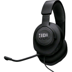 JBL QUANTUM 100M2 CUFFIE GAMING OVER EAR CON FILO JBL QUANTUMSOUND SIGNATURE JACK 3,5mm MULTIPIATTAFORMA MICROFONO RIMOVIBILE OPZIONE MUTE NERO