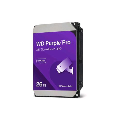 WESTERN DIGITAL WD260PURP PURPLE PRO HDD 26TB 3.5" SATA 6GBs CACHE 512MB
