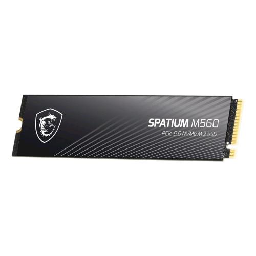 MSI SPATIUM M560 SSD 1TB M.2 NVMe PCI Express 5.0 3D NAND 10200 MB/s - 8400 MB/s