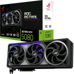 ASUS ROG ASTRAL GEFORCE RTX 5080 OC EDITION 16GB GDDR7 DLSS4 TRIPLE FAN PCI Express 5.0 - 2 x HDMI 3 x DISPLAYPORT