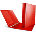 SEI ROTA NETTUNO RACCOGLITORE 4 ANELLI IN STRATOPAN 320X275X35 mm ROSSO CONF 10 Pz.