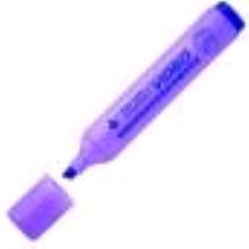 TRATTO VIDEO EVIDENZIATORE PUNTA A SCALPELLO VIOLA FLUO CONF 12 Pz.