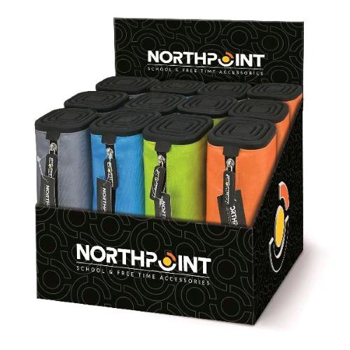 LEBEZ B-COLOR ESPOSITORE ASTUCCIO POCHETTE 21.5X7X7 CM IN POLIESTERE CON CERNIERA COLORI ASSORTITI CONF 12 Pz.