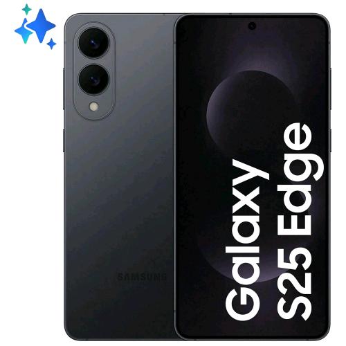 SAMSUNG S937 GALAXY S25 EDGE 5G DUAL SIM 6.7" OCTA CORE 512GB RAM 12GB EUROPA TITANIUM JETBLACK