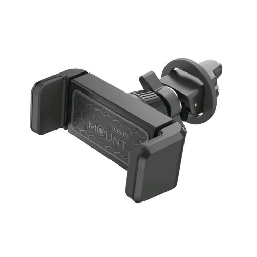 CELLY PROCOMPACT2 SUPPORTO TELEFONO UNIVERSALE DA MACCHINA BOCCHETTE DI AREAZIONE FINO 6.5" REGOLABILE A 360 GRADI NERO