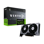 MSI GEFORCE RTX 5060 8G VENTUS 2X OC NVIDIA 8 GB GDDR7 DUAL FAN PCI Express x16 5.0 HDMI: 1 Quantità DisplayPorts: 3