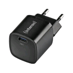 INTENSO POWER ADAPTER CARICABATTERIE DA TERE GaN FAST CHARGE USB-C 30 W NERO