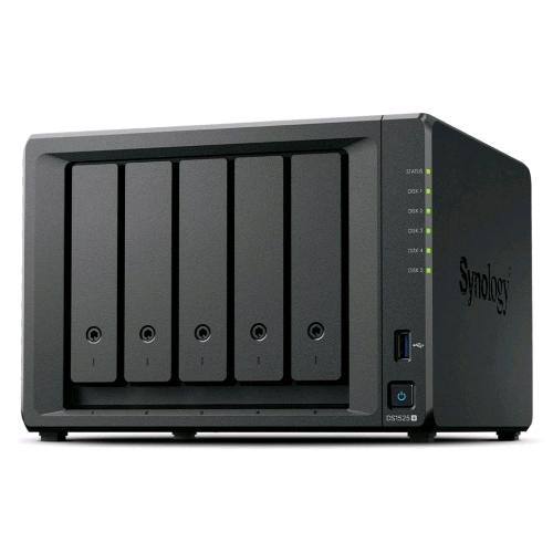 SYNOLOGY DS1525+ DISKSTATION NAS 5 BAY SATA III 2.5"/3.2" CPU AMD V1500B QUAD-CORE 8GB DDR4 2 LAN 2.5GBe
