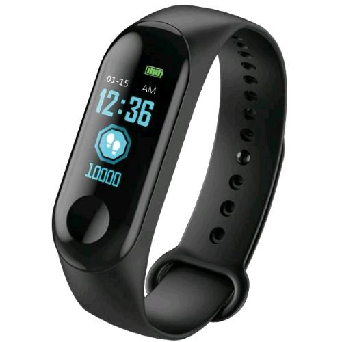 CELLY PROCOMPACT2 SMARTBAND DISPLAY 0.96" RICEVI DIRETTAMENTE NOTIFICHE, MESSAGGI, CHIAMATE DIRETTAMENTE NERO