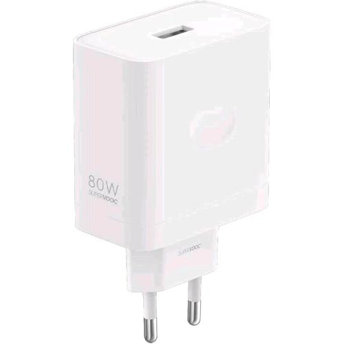 OPPO SUPERVOOC CARICABATTERIE DA RETE 80W USB-A BIANCO