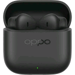 OPPO ENCO BUDS 3 AURICOLARI TRUE WIRELESS, 42h DI AUTONOMIA, DRIVER DINAMICO DA 12.4mm, BT 5.4, CONTROLLI TOUCH, CANCELLAZIONE RUMORE PASSIVA, ANDROID E IOS, IP55 NERO