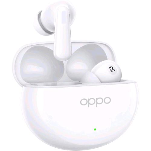 OPPO ENCO AIR4 AURICOLARI TRUE WIRELESS, 44h DI AUTONOMIA, DRIVER IN TITANIO, BLUETOOTH 5.4, CONTROLLI TOUCH, CANCELLAZIONE DEL RUMORE AI, ANDROID E IOS, IP55 SILKY WHITE