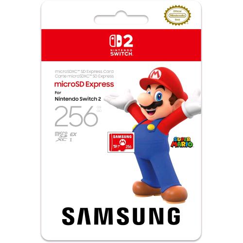 SAMSUNG MICRO SDXC EXPRESS 256GB FOR NINTENDO SWITCH 2