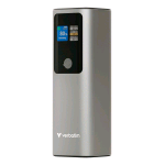 VERBATIM CHARGE'N'GO POWER BANK 2.7000mAh 183W 2 USB-C + 1 USB-A GREY