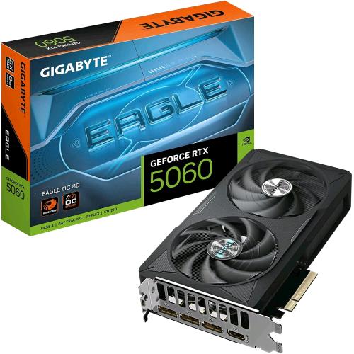 GIGABYTE GEFORCE RTX 5060 EAGLE OC 8G SCHEDA GRAFICA - 8GB GDDR7 DLSS4 DUAL FAN 