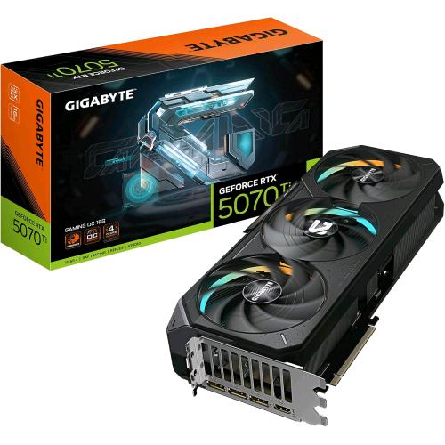 GIGABYTE GEFORCE RTX 5070 TI GAMING OC 16GB GDDR7 DLSS4 TRIPLE FAN PCI Express x16 5.0