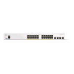 CISCO CATALYST 1300-24P-4X SWITCH GESTITO L3 24 x 10/100/1000 (PoE+) + 4 x 10 Gigabit SFP+ PoE+ (195 W) MONTABILE SU RACK