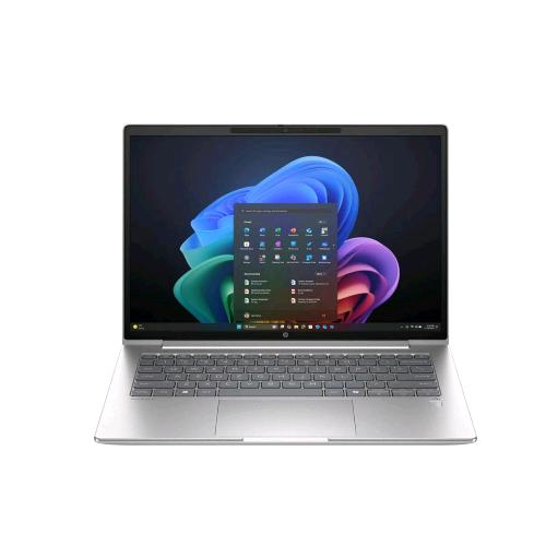 HP PROBOOK 4 G1Q NEXT GEN AI PC COPILOT+ PC 14" WUXGA QUALCOMM SNAPDRAGON X1-26-100 RAM 16GB-SSD 512GB NVMe-QUALCOM ADRENO GPU-WI-FI 6E-WIN 11 PROF ARGENTO (B39XGAT#ABZ)