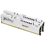 KINGSTON FURY BEAST XMP 32GB Kit 2 x 16GB DDR5 6000MT/s CL30 DIMM WHITE
