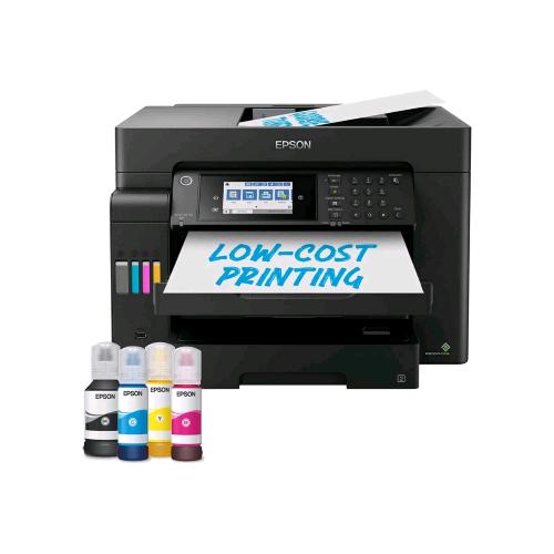 EPSON ECOTANK ET-16605 STAMPANTE MULTIFUNZIONE INK JET A COLORI A3 WI-FI SCANNER PIANO E ADF FAX A COLORI 33,6 Kbit/s 550 FOGLI LAN USB 25ppm NERO 