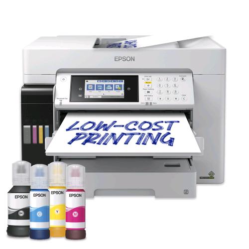 EPSON ECOTANK PRO ET-16685 STAMPANTE MULTIFUNZIONE INK JET A COLORI A3 WI-FI SCANNER PIANO E ADF FAX A COLORI 33,6 Kbit/s 550 FOGLI LAN USB 25ppm BIANCO