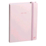 QUO VADIS EUROTEXT AGENDA GIORNALIERA 2025/26 12X17 CM 12 MESI AGOSTO LUGLIO CON ELASTICO ROSA PASTELLO 