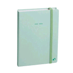 QUO VADIS EUROTEXT AGENDA GIORNALIERA 2025/26 12X17 CM 12 MESI AGOSTO LUGLIO CON ELASTICO VERDE PASTELLO 