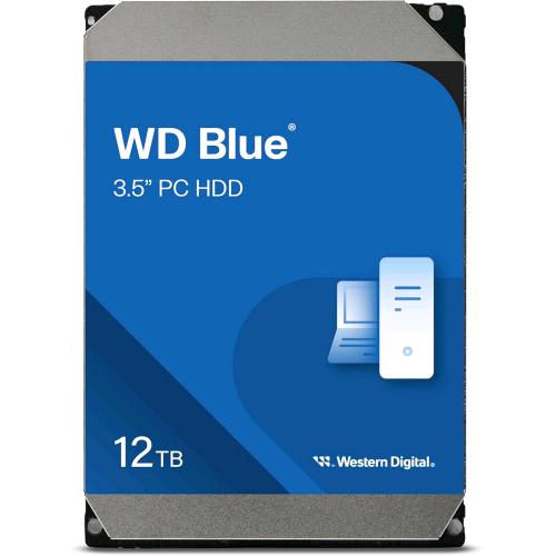 WESTERN DIGITAL BLUE HDD 12TB INTERNO 3.5" SATA 6Gb/s  BUFFER: 512 MB 7200 RPM