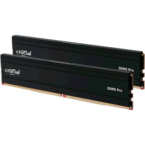 CRUCIAL PRO 32GB Kit 2 x 16GB DDR5 6.000MHz CL 48 DIMM NERO
