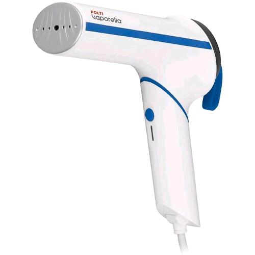POLTI VAPORELLA VERTICAL STYLER GSM50B FERRO DA STIRO VERTICALE PORTATILE CON MANICO PIEGHEVOLE 800 W RISCALDAMENTO IN 30 Sec BIANCO E BLU