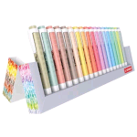 STABILO SWING COOL EVIDENZIATORE TASCABILE SET DA SCRIVANIA PUNTA A SCALPELLO 1/4 mm COLORI ASSORTITI CONF 18 Pz. 
