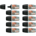 STABILO BOSS ORIGINAL MINI NATURE VIBES EVIDENZIATORE PUNTA A SCALPELLO 2/5 mm VERDE CONF 10 Pz.
