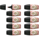 STABILO BOSS ORIGINAL MINI NATURE VIBES EVIDENZIATORE PUNTA A SCALPELLO 2/5 mm TERRA D'OMBRA CONF 10 Pz.